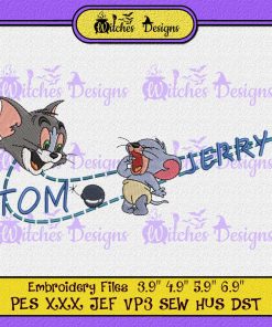Tom And Jerry Embroidery