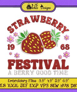 Strawberry Festival 2023 Embroidery