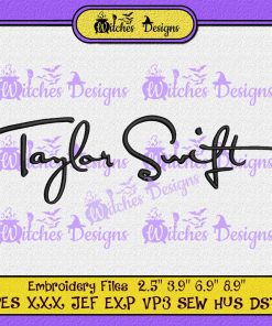 Taylor Swift Signature Embroidery