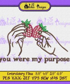 Bill and Frank - You Were My Purpose Embroidery