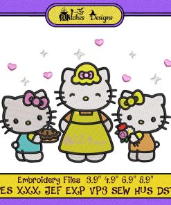Hello Kitty Mom Gifts Embroidery