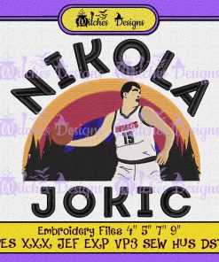 Nikola Jokic Embroidery