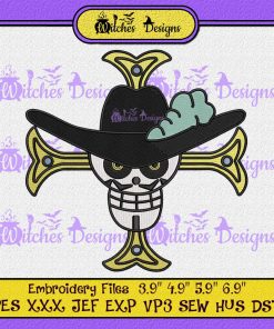 Dracule Mihawk Logo Embroidery