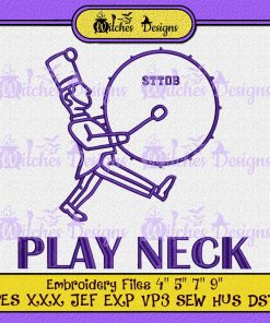 Play Neck LSU Embroidery