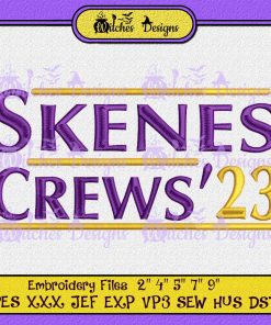 Skenes Crews 23 Embroidery