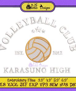 Volleyball Club Embroidery