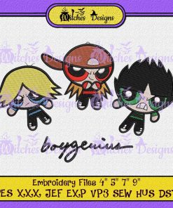 Chibi Boygenius Embroidery