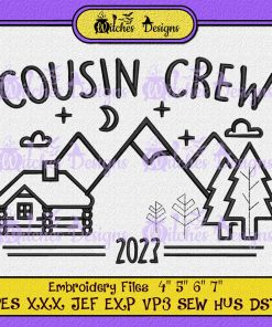 Cousin Crew 2023 Embroidery