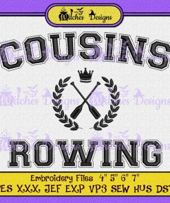 Cousins Beach Rowing Crew Embroidery