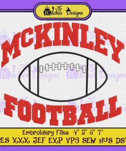 Official Mckinley Football Embroidery