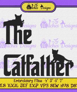 The Catfather Embroidery
