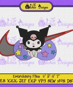 Swoosh Kuromi Cute Embroidery