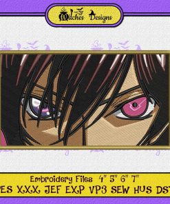 Code Geass Lelouch Embroidery