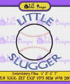 Little Slugger Embroidery