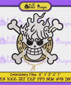 Luffy G5 Pirates Skull Embroidery