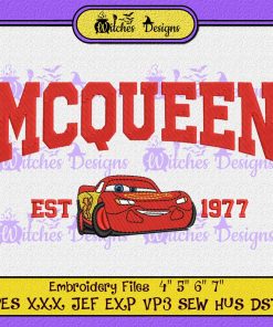 McQueen And Sally Couple Embroidery