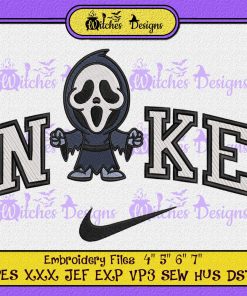 Ghostface x Nike Scream Movie Embroidery