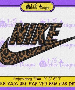 Animal Print Nike Embroidery