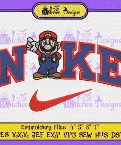 Mario x Nike Embroidery