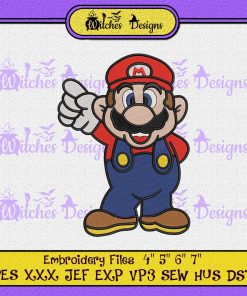 Super Mario Embroidery