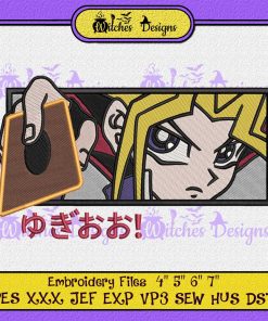 Yu Gi Oh Embroidery