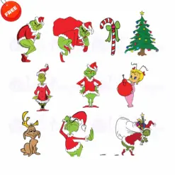 10-Free-Files-The-Grinch-SVG-Bundle-Cricut