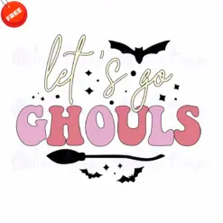 Bat-Lets-Go-Ghouls-Free-SVG-Design