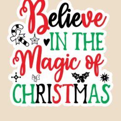 Believe-In-The-Magic-Of-Christmas-Free-SVG-Design