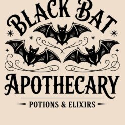 Black Bat Potions SVG | Free Digital Design