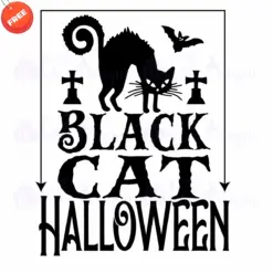 Black-cat-Halloween-SVG-Free-Deigns