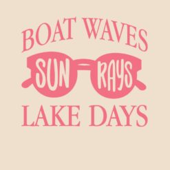 Boat-Waves-Sun-Rays-Lake-Days-Free-SVG-Design