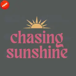 Chasing-Sunshine-Free-SVG-Design