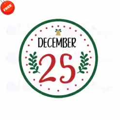 Christmas-December-25-Free-SVG-Design