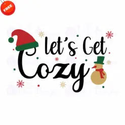 Christmas-Lets-Get-Cozy-Free-SVG-Design