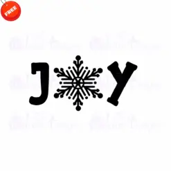 Christmas-Snow-Joy-Free-SVG-Design