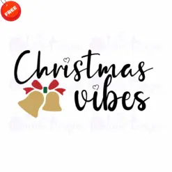 Christmas-Vibes-Free-SVG-Design