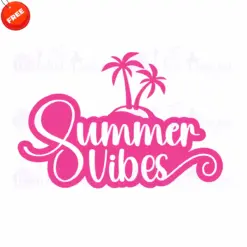 Coconut-Summer-Vibes-Free-SVG-Design