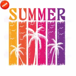 Coconut-Tree-Summer-Free-SVG-Design