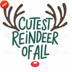 Cutest-Reindeer-Of-All-Free-SVG-Design