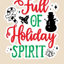 Full-Of-Holiday-Spirit-Free-SVG-Design