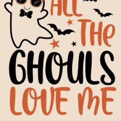 Ghost-All-The-Ghouls-Love-ME-SVG-Free-Deign