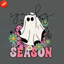 Ghost-Flower-Spooky-Season-Free-SVG-Design