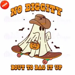 Ghost-No-Diggity-Bout-To-Bag-It-Up-Free-SVG-Design