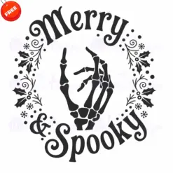 Halloween-Christmas-Merry-Spooky-Free-SVG-Design