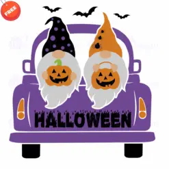 Halloween-Gnomes-Truck-SVG-Free-Designs