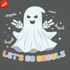 Halloween-Lets-Go-Ghouls-Free-SVG-Deigns