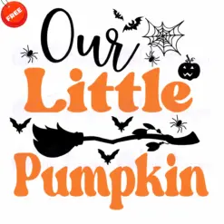 Halloween-Our-Little-Pumpkin-Free-SVG-Deigns