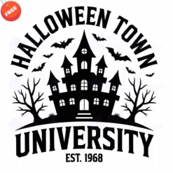 Halloween-Town-University-Est-1968-SVG-Free-Designs