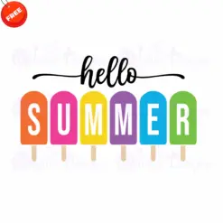 Ice-Cream-Hello-Summer-Free-SVG-Design