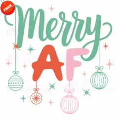 Merry-AF-Free-SVG-Design